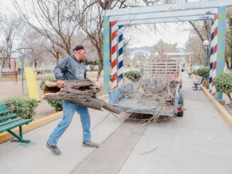 Servicios Municipales de Camargo continúa con la limpieza y mantenimiento de espacios públicos