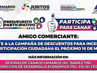 Municipio y CANACO invitan a comerciantes a sumarse a la campaña de descuentos “Participa para Ganar»