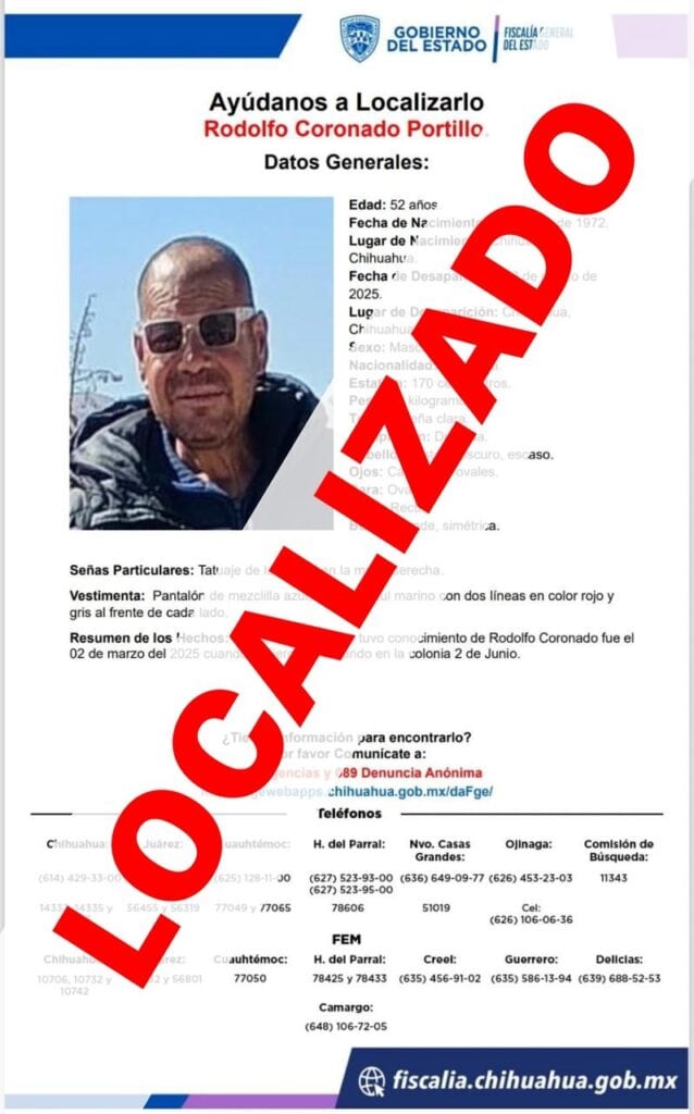 Localiza Fiscalía a dos hombres con reporte de desaparición