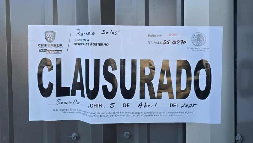Realiza Gobernación Estatal 425 inspecciones y clausura 12 establecimientos durante la última semana