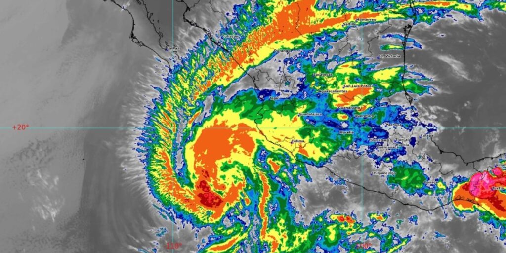 «Alvin» provocará este viernes lluvias y oleaje en el occidente de México