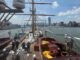 Concluye la primera fase de reparación del Buque Cuauhtémoc; lo trasladan a otro astillero