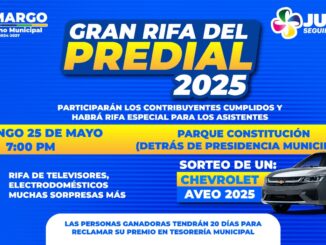 Invitan al Gran Sorteo del Predial en Camargo, este domingo a las 7:00 pm detrás de presidencia municipal