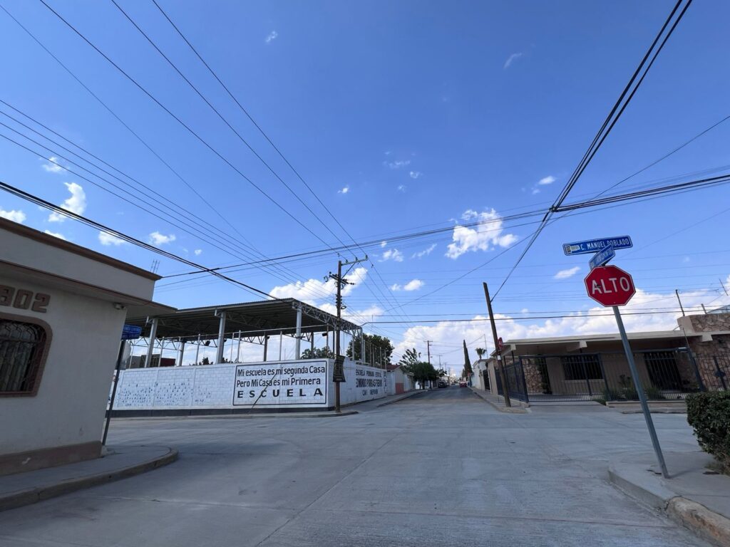 Municipio reabre circulación en el crucero de las calles Comonfort y Doblado tras colocación de concreto hidráulico