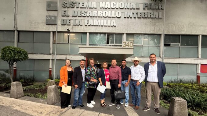 Presidente Jorge Aldana consolida, ante DIF Nacional, proyecto de ampliación del albergue El Peregrino
