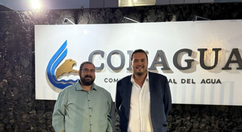 Jorge Aldana sostiene reunión en oficinas de CONAGUA en Ciudad de México: gestiona proyectos prioritarios para Camargo