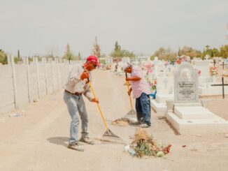 CUADRILLAS DEL PROGRAMA DE OCUPACIÓN TEMPORAL APOYAN EN LA LIMPIEZA DEL PANTEÓN MUNICIPAL DE CAMARGO