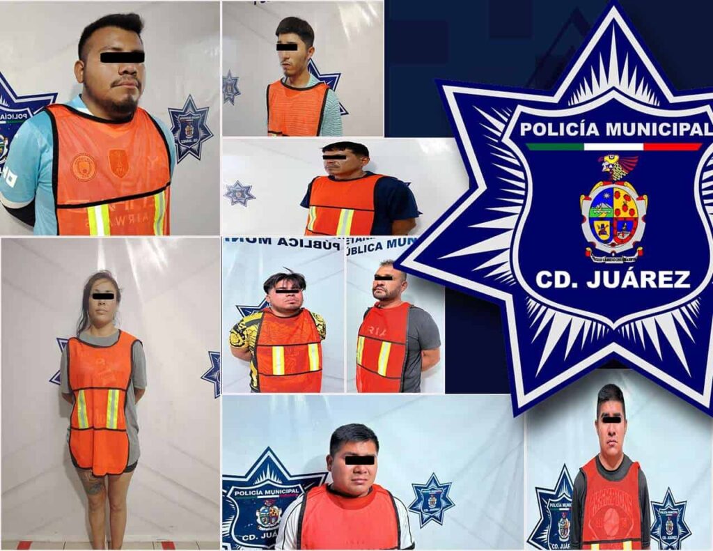 Detienen a ocho personas por violencia familiar