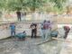 Dirección de Servicios Municipales realiza rehabilitación y limpieza del estanque en el parque infantil en Camargo