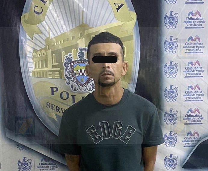 Detienen a hombre tras robo de celular en el centro de la ciudad