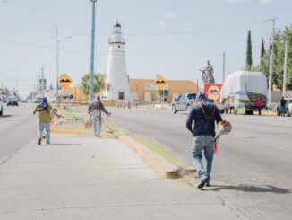 Servicios Municipales refuerza mantenimiento y limpieza en áreas públicas de Camargo