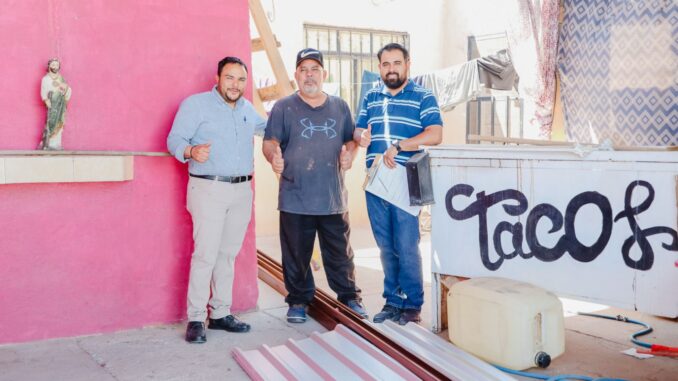 Dirección de Desarrollo Humano continúa trabajando por el bienestar de las familias camarguenses: entregan material para mejoramiento de vivienda