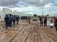 Apoyan cadetes de la Policía Municipal y Bomberos con trabajos de limpieza en zona inundada